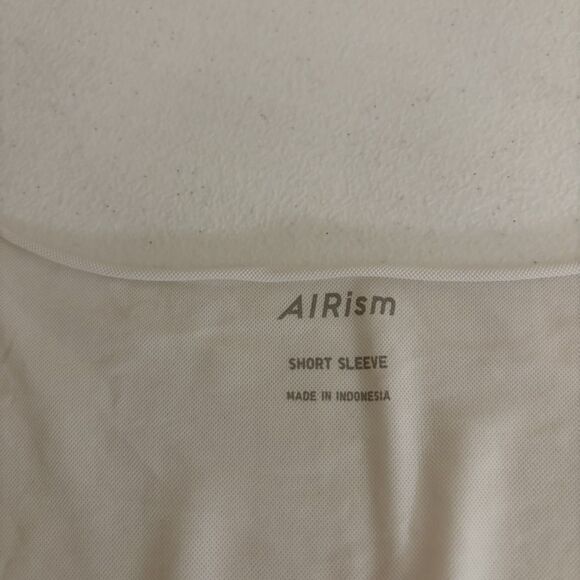 Uniqlo T-Shirt Women's Medium Sheer Airism Short Sleeve Mesh Top Athletic - Picture 7 of 9